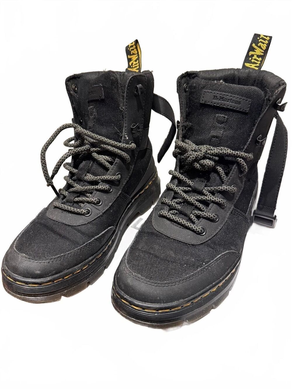 Black Dr. Martens Lace-up Boots